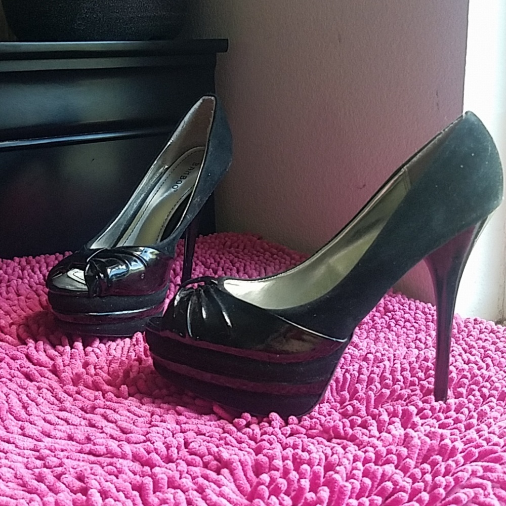 Open toe heels